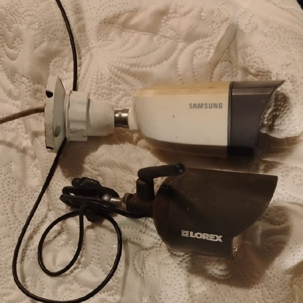 Samsung and Lorex Security Cameras